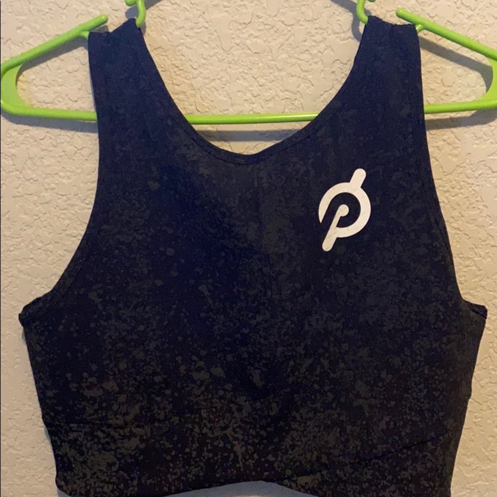 Peloton reflective crop top